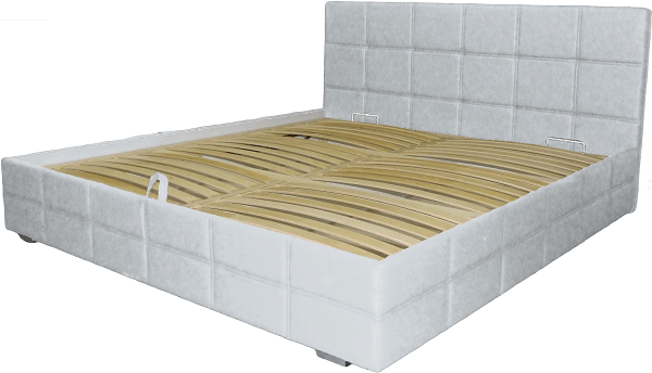 Anaszta ágyrácsos ágykeret, 180 x200 cm, ágynemûtartós, fehér