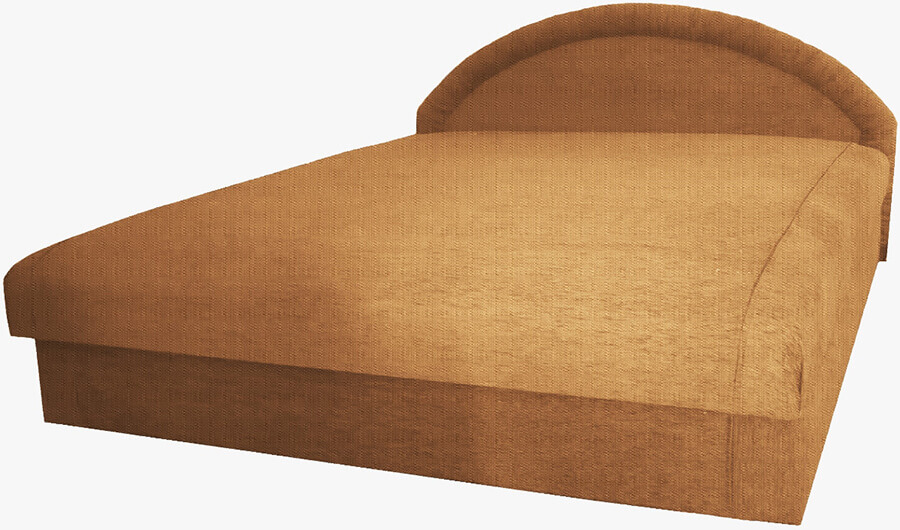 Brembo ágybetétes franciaágy, 160 x200 cm, ágynemûtartós, homok