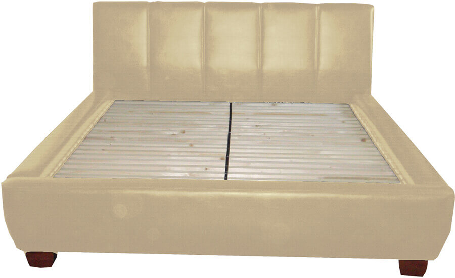Diamond ágy, ágyrácsos, 160 x200 cm, ágynemûtartó nélkül, sárga